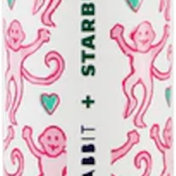 Starbucks x Roller Rabbit - The Lovely Monkey - Stainless-Steel Water Bottle - Picture 3 of 3